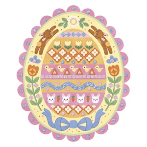 Cartes de Pâques en mosaïques