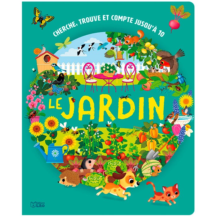 Le jardin Cherche, trouve et compte jusqu'à 10