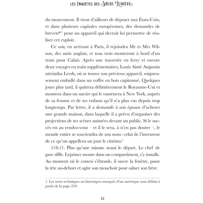 Les enquêtes des Soeurs Lumière Tome 1 Le Disparu du train de 15h12 (Albin Michel Jeunesse) - Image 2