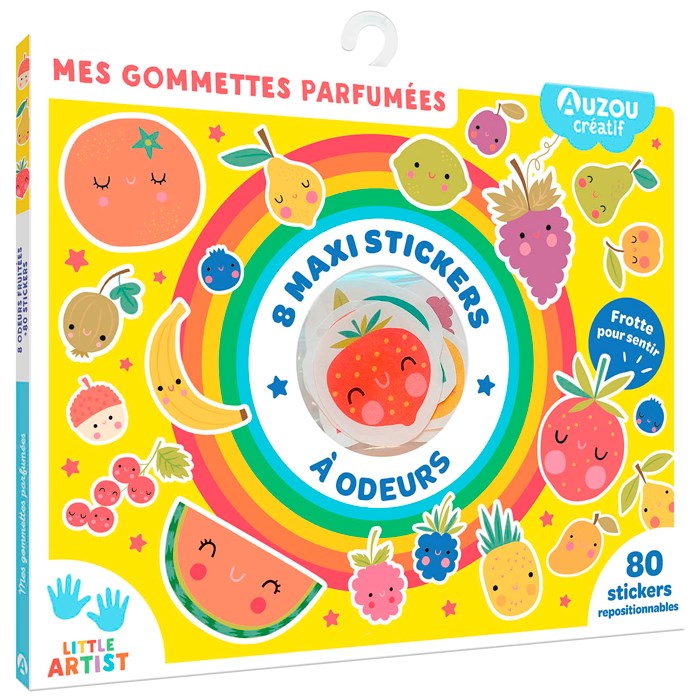 Ma pochette d'artiste Mes gommettes parfumées