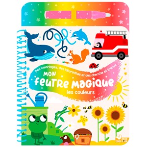 Mon feutre magique Les couleurs coloriages labyrinthes cherche et trouve