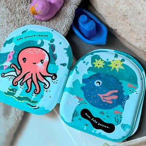 Mon imagier du bain Bébé pieuvre et ses amis