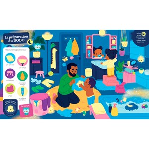 Cherche et trouve des tout-petits au dodo