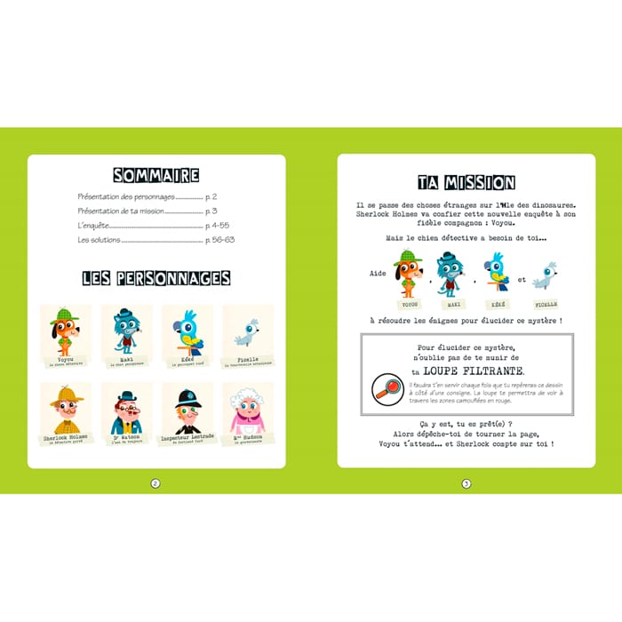 Ma toute première enquête à la recherche des dinosaures Les P'Tits Sherlock (Éditions Larousse) - Image 1
