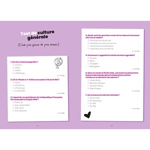 Livre cadeau à remplir Maîtresse préférée