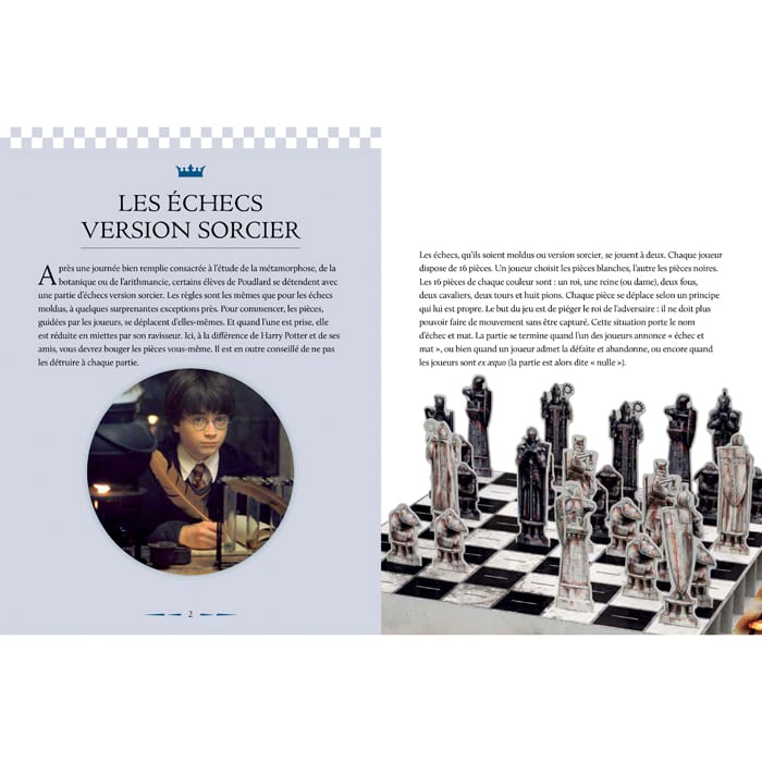 Échiquier pop-up, règles et tactiques : Harry Potter - Le Jeu d'échecs (Éditions Gallimard Jeunesse) - Image 2