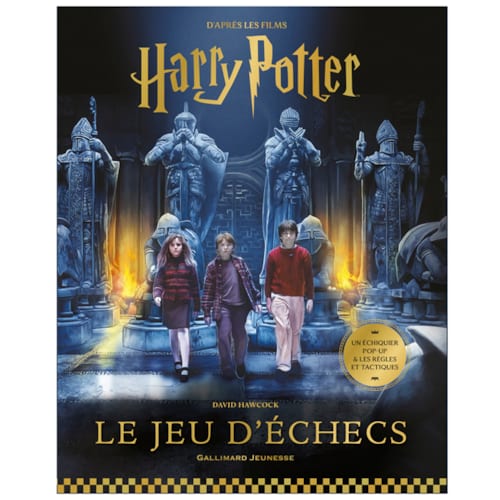 Éditions Gallimard Jeunesse - Échiquier pop-up, règles et tactiques : Harry Potter - Le Jeu d'échecs