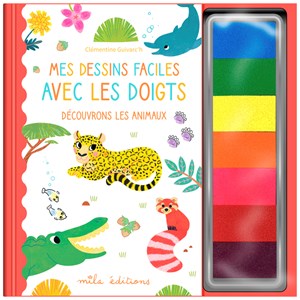 Mes dessins faciles avec les doigts - Découvrons les animaux