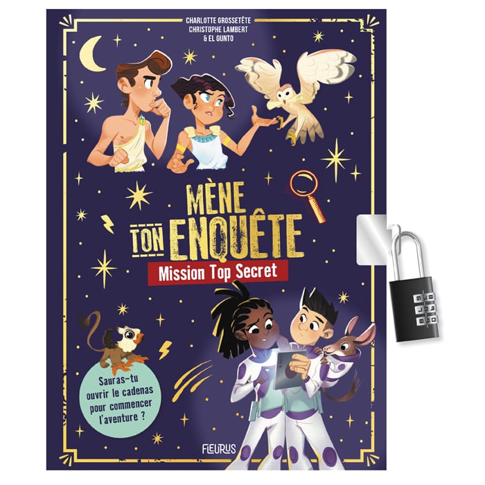 Mène Ton Enquête : Mission Top Secret (avec cadenas)