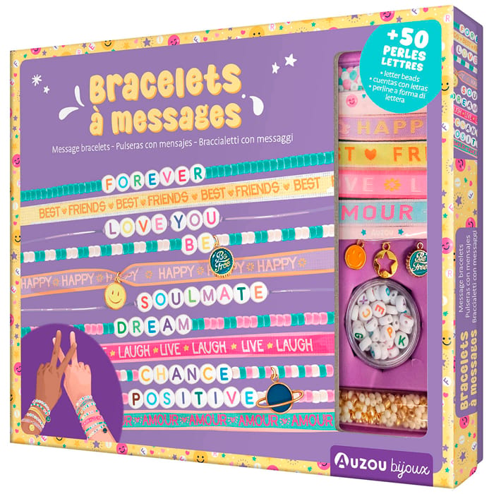 Bracelets brésiliens à message (Éditions Auzou) - Couverture
