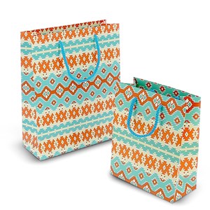 Sac cadeau ethnique petit format
