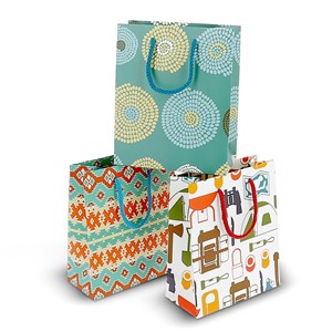 Sac cadeau ethnique petit format