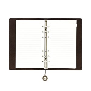 Carnet de voyage en cuir rechargeable