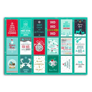 18 cartes postales de Noël