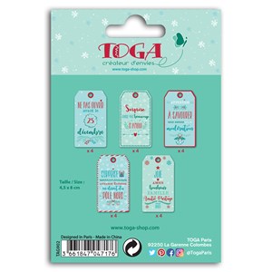 Kit de 20 étiquettes de Noël