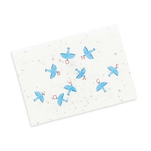 Carte de voeux végétale à planter