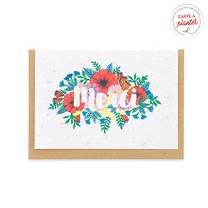 Carte à planter merci