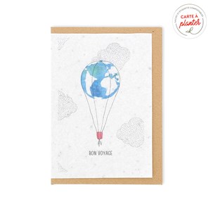 Carte de voeux végétale à planter