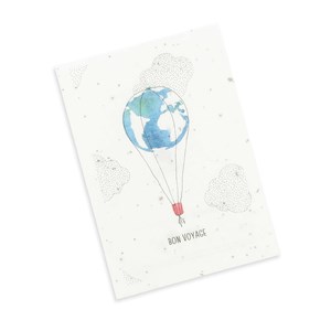 Carte de voeux végétale à planter