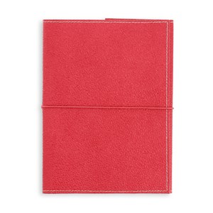 Cahier rechargeable coton Rouge
