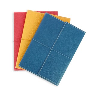 Cahier rechargeable coton Rouge