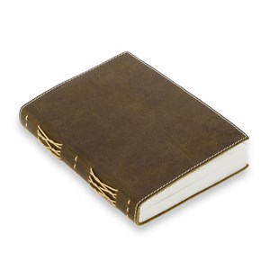 Carnet cuir et papier recyclé