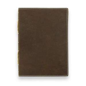 Carnet cuir et papier recyclé