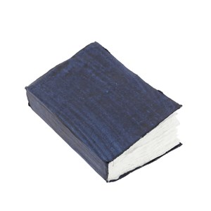 Carnet de notes lin indigo