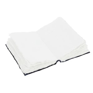 Carnet de notes lin indigo