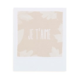 Carte de voeux Je t'aime
