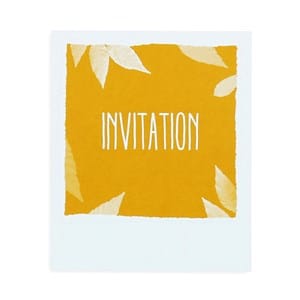 Carte invitation