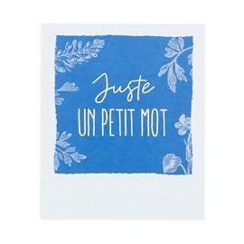 Carte de voeux Juste Un Petit mot