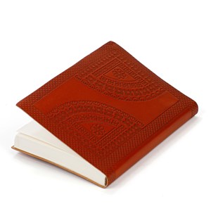 Carnet jade en cuir recyclé