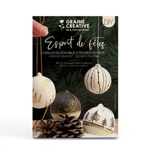 Kit boules de Noël à personnaliser