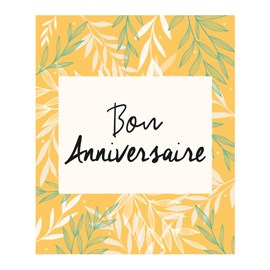 Carte Bon anniversaire