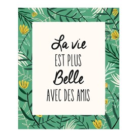 Carte Vie plus belle avec des amis