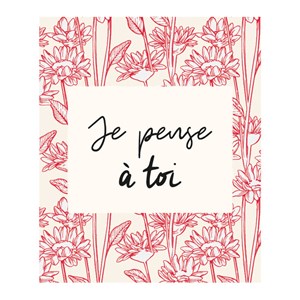 Carte Je pense à toi