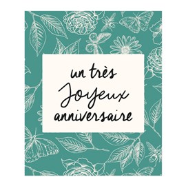 Carte Un très joyeux anniversaire