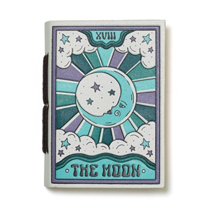 Carnet Ciel en cuir recyclé Lune