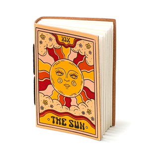 Carnet Ciel en cuir recyclé Soleil