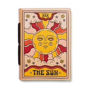 Carnet Ciel en cuir recyclé Soleil