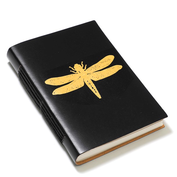 Nature & Découvertes - Cahier cuir recyclé motif insecte