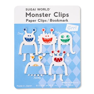 5 paper clips animaux Monstre