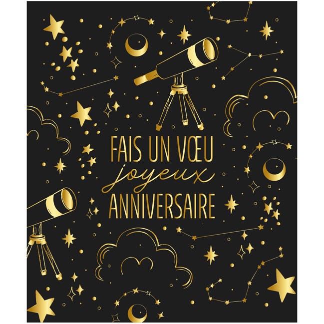 Carte fais un vœu, Joyeux anniversaire