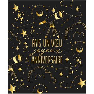 Carte fais un vœu, Joyeux anniversaire 