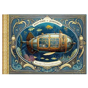 Carnet de notes illustré Jules Verne