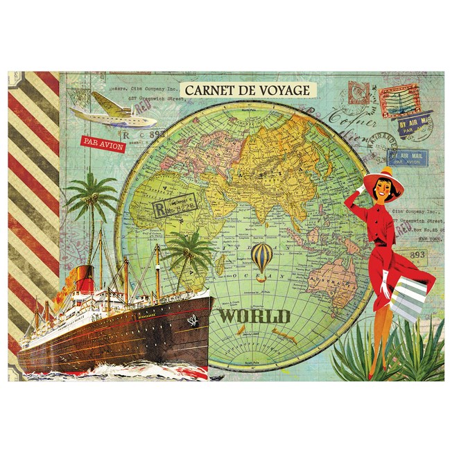 Carnet de voyage illustré monde Gwenaelle Trolez