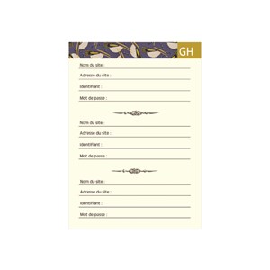 Carnet à mots de passe perroquet Gwenaelle Trolez