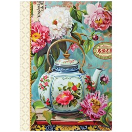 Carnet à mots de passe théière Gwenaelle Trolez