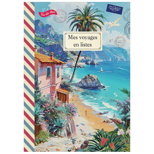 Carnet de notes Mes voyage en liste Gwenaelle Trolez